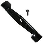 SPARES2GO 37cm Metal Blade for Qualcast Lawnmower + Bolt