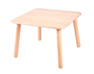 Brainsmith Wooden Table for Kids (1-5 Years), Durable Multipurpose Activity Table for Home and Preschool, 4 Seater Baby Furniture, Made of Rubberwood