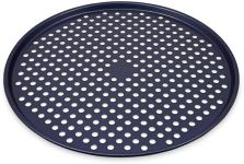 Zyliss Durable Non-Stick Pizza Tray | Carbon Steel | Dark Blue | Pizza Tray/Bakeware | Dishwasher Safe | 5 Year Guarantee…