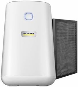 KARCHER AF20 Air Purifier for Home, Dual H13 HEPA & Activated Carbon Filters, Removes 99.99% Pathogens & Fine Dust, 430 sq. ft Coverage, Air Quality Display, Automatic & Night Modes, German Technology