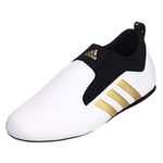 adidas Men's Taekwondo Karate Martial Arts Shoes Adult Kids Men Women Contestant Trainers, White Gold, 7 UK