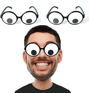 Funny Eye Glasses Funny Costume Eye Glasses Giant Googly Eyes Glasses Googly Glasses For A Fun Party (3 pack)