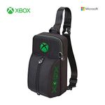 Game Traveler Xbox System S System Sling Case - Licensed and Tested by Xbox, Hard Shell Ballistic Nylon Case, Securely Holds Your System S Console, a Front Pocket Holds, Controller, HDMI Cable, Powe