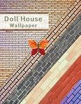 DOLLHOUSE WALLPAPER: BRICK WALL PAPER BOOK for TINY MODEL HOUSES, SCRAPBOOKING, COLLAGE or CRAFT PROJECTS | 9 x 4 PREMIUM HD IMAGES | CUT & PASTE 8.5 x 11