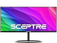 Sceptre 30-Class 29-inch IPS UltraWide Monitor 2560 x 1080 HDMI DisplayPort 119% sRGB up to 300 Lux Build-in Speakers, Machine Black (E300W-FUS)