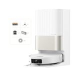 dreame X50 Ultra Complete Robot Vacuum with Mop, 20000Pa, Conquers Obstacles Up to 6CM, Liftable Brush&Mops, 80°C Hot Water Washing, Anti-Tangling, Removable Mop, Dual Flex-Arm, Dirt Detection