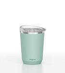 VAHDAM, Stainless Steel Tumbler (350ml) Mint Green | Vacuum Insulated, Double Wall, Sweat-Proof Sipper with Lid for Hot and Cold Drinks | Coffee Mug