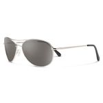 Suncloud Patrol Polarized Sunglass, Silver Frame/Gray Polarized Polycarbonate Lens