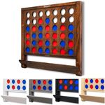 GoSports Wall Mounted Giant 4 in a Row Game - Jumbo 4 Connect Family Fun with Coins