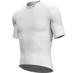 Wulibike Cycling Jersey Mens,Reflective Road Bike Jersey,Breathable Quick Dry and 3 Pockets Cycling Jersey