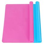 VEGCOO 2pcs Extra Large Silicone Mat Craft Mats Silcone Mat Silicone Sheet for Crafts Jewelry Casting Resin Moulds Mat 40cm*30cm