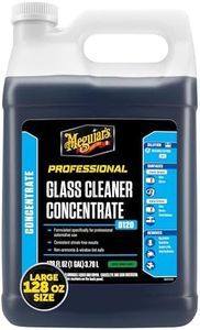 Meguiar's Professional Glass Cleaner Concentrate D12001 - Professional Strength Glass Cleaner for a Streak-Free Shine that's Residue-Free, 128 Oz, 1 Gallon