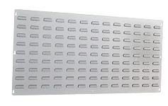 Rhino Tuff Bin Landscape Louvre Panel - 915mmw x 457mmh Galvanised Steel Storage Rack for Wall Mounting Plastic Parts Bins