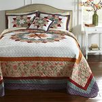 BrylaneHome Virginia Bedspread - Multi, Queen