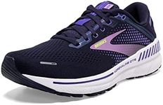 Brooks Women's Adrenaline Gts 22 Sneaker, Pecoat Blue Iris Rhapsody, 6 UK