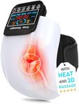 SUPBAND Knee Massager 4 in 1, Cordless Knee Massager with Heat, Vibration, Red Light and 3D Massage, Portable Pain Relief Massager, Rechargeable, Valentines Day Gifts for Him Her
