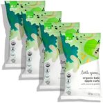 Little Spoon Kale Apple Meltable Baby Puffs, Organic Corn Quinoa Sorghum, No Rice, No Added Sugar Snacks, Encourages Self-Feeding, 1 Oz Bag, 4 Pack