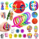 27 Pcs Fidget Toys Pack for Kids, Stress & Anxiety Relief Fidget Sensory Toys Set for Autism ADHD, Party Favors Bag Gifts for Teen Children Adult on Weekdays, Holidays or Birthdays