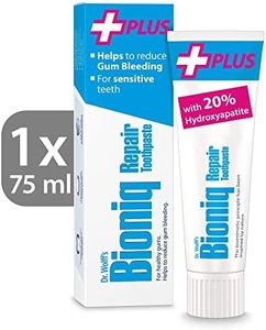 Dr. Wolff's Bioniq Repair Plus Toothpaste 75ml | Sensitive Toothpaste with Added Gum Protection | Fluoride-Free Toothpaste for Daily Use | Enamel Repair Toothpaste | Toothpaste for Travel & Home