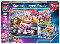 Ravensburger Paw Patrol Mighty Movie 3x 49 Piece Jigsaw Puzzles for Kids Age 5 Years Up