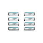 Dollar Shave Club | 4-Blade Club Razor Refill Cartridges, 8 Count | Precision Cut Stainless Steel Blades, Great For Longer Hair and Hard to Shave Spots, Optimally Spaced For Easy Rinsing, Silver/Blue