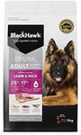 Black Hawk - Adult Dry Dog Food, Lamb and Rice, 3kg