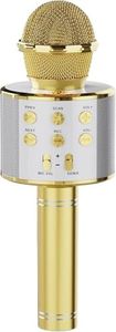 DigitConvert Kids Wireless Karaoke Microphone Machine,Bluetooth Microphone Toys for Girls, Birthday Gifts for Girls Boys 3 4 5 6 7 8 9 10 11 12 Year Old Kids Toys, Home KTV - Gold Color