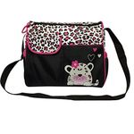 Accessotech Waterproof Baby Diaper Nappy Mummy Changing Handbag Shoulder Bag with Mat Travel (Tiger Pink)