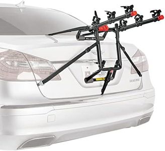 Allen Sports Deluxe+ 3-Bike Trunk Mounted Carrier, Model QS3