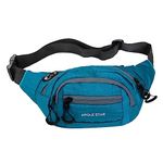 APOLESTAR Waist Bag for Unisex, Waterproof Chest Bags Stylish Fanny Pack Lightweight Bum Bag with Adjustable Strap for Outdoor Sports Running Hiking Stylish and Solid Waist Bag