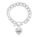 Juicy Couture Silvertone Heart Char
