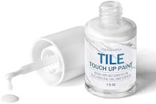 Specialty Tile Paint, White Paint for Ceramic Tile. Quick-Dry Waterproof White Floor Tile Touch Up Paint for Chips & Scratches on Ceramic Tile, Porcelain, Acrylic, Enamel(Gloss White)