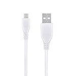 ABLEGRID 5ft White Micro USB Cable 