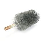 1Pc 2.5" Dia Stainless Steel Cylinder Bores Wire Round Tube Cleaning Brush 65mm