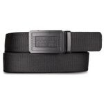 WOLVERINE Men's Durable Nylon Webbing Rachet Buckle Work Belt With Leather Lining, Black, X-Large