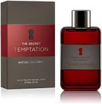 Banderas Perfumes - Secret temptation - Eau de toilette for Men - Long Lasting - Masculine, Elegant and Sexy Fragance - Aromatic, Woody and Vanilla Notes - Ideal for Day Wear - 100 ml