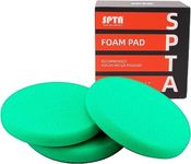 SPTA Green Heavy Cut Pad, 3Pc 5 Inch Buffing Polishing Pads for 125mm Backing Plate Compound Sponge Car Buffer Polisher Compounding, and Waxing 5.5inch (FPTSS5G-3)