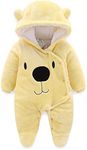 ALLAIBB Newborn Baby Warm Footie Ro