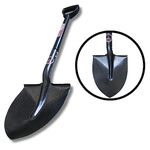 ProRock Heavy Duty Shovel with D Handle | Export Quality | Round Head | PowderCoated - Rust Proof | Agriculture Garden Tool