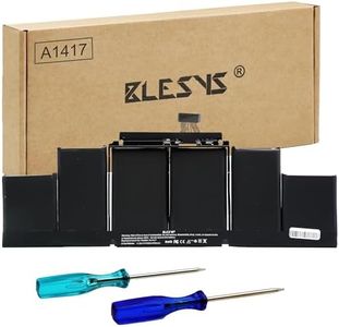 BLESYS A1417 Batería para MacBook Pro 15" Retina A1398 (mediados de 2012 principios de 2013) Laptop [11,26 V 8700 mAh/98 Wh]