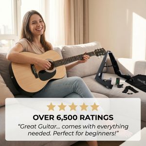 Martin Smith Acoustic Guitar Kit – Beginner Set with Accessories