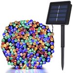 TEKLED® Solar String Lights | 200 LED Decorative String Lights | Waterproof Indoor Outdoor 72FT with Solar Panel | Multicolor | for Patio Garden Backyard Home Christmas Tree Party Gazebo Pergola