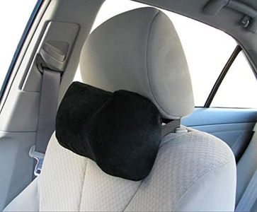 TravelMate Car Neck Pillow (Soft Version)- Neck Pillow; Car Pillow; Memory Foam Neck Pillow; Neck Rest Pillow; Car Neck Pillow (Color: Black)