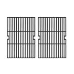 BBQSAVIOR BBQ Grill Grates for Master Chef G45308 G45311 G45301 G45303 G45309 E480 E500 Elite Grill Turismo BBQ Replacement Parts for MasterChef Cast Iron Cooking Grates 18 3/8 Inch 2-Pack