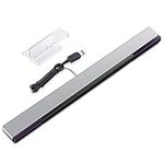 KIMILAR Wii Sensor Bar, Infrared LED Replacement Wired Sensor Bar comaptible with Nintendo Wii & Wii U with Clear Stand