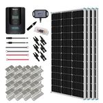 Renogy 400W Solar Panel Kit with 40A MPPT Charge Controller, 12V / 24V Mono Solar Kit, Bluetooth Module/Adaptor Kit/Tray Cables/Fuse Cable/Mounting Z Brackets/ANL Fuse/Branch Connectors