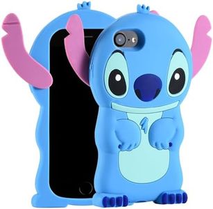 FINDWORLD Cases for iPhone 5S/5/5C Case, Cute 3D Cartoon Unique Soft Silicone Animal Character Protector Boys Girls Gifts Cover Housing Skin for iPhone 5S/5/5C 4.0”