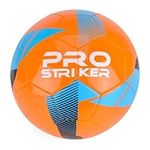 Pro Striker Football Soccer Ball for Kids, Training Ball for Youth and Adults, Size 5, Orange