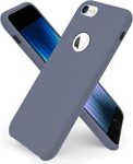 VONZEE Liquid Silicone Soft Back Cover for iPhone 6/6s Case, Shockproof Slim Camera & Full Body Protection Non Yellowing Cover with Microfiber Lining & Logo Cut (4.7 Inch) -Lavender Grey