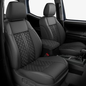 RIDEPOSH Custom Leather Seat Covers for Toyota Tacoma Double Cab 2016-2023